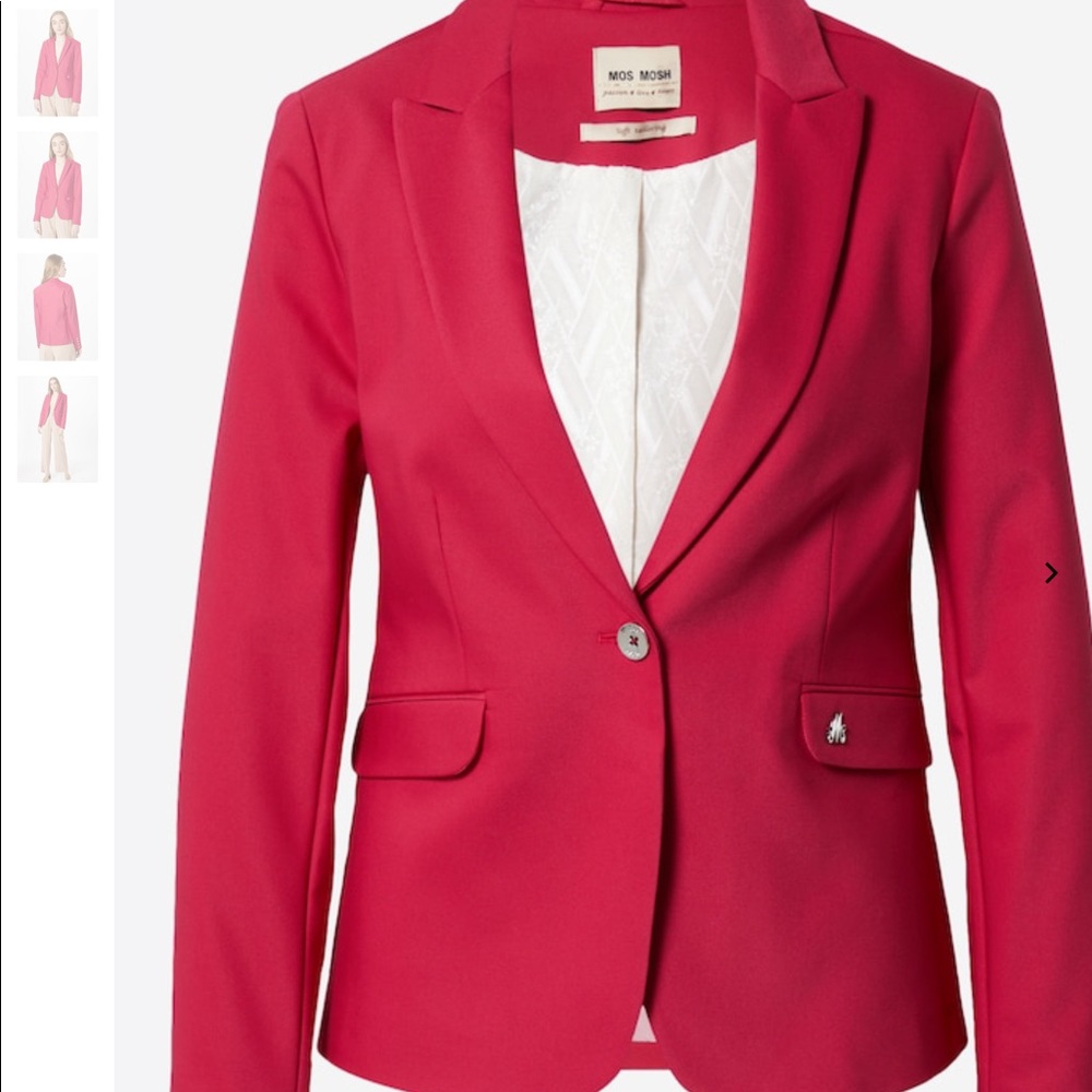 Mos Mosh Blazer ‘Blake Night’ in Cherry Red Size 34 - Picture 3 of 12